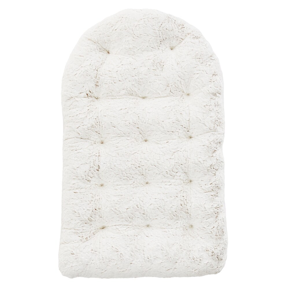 Humble + Haute Indoor Faux Fur Egg Chair Cushion (Cushion Only)