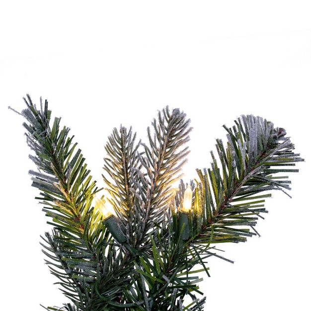 Vickerman Artificial Frosted Douglas Fir Teardrop