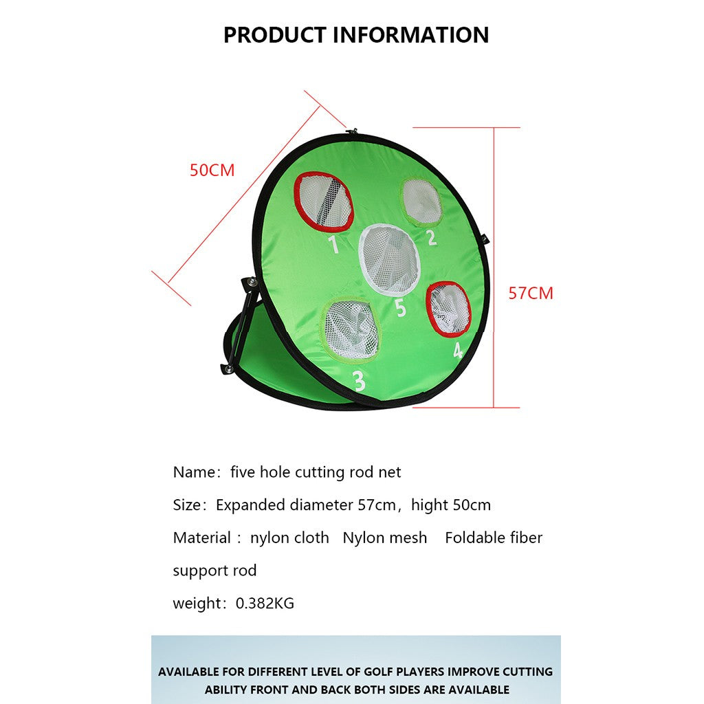 Bzoosio Golf Chipping Net Practice Net For Outdoor Indoor Backyard Foldable