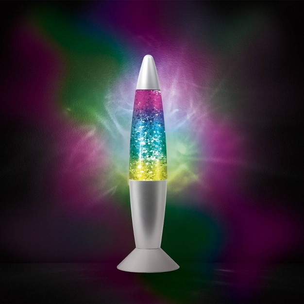 Torpedo Shape Glitter Lamp Gray West amp Arrow