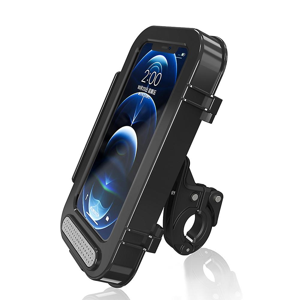 Bike Phone Mount Case Universal 360 Degree Rotation Waterproof Bicycle Motorbike Handlebar Phone Holder Sensitive Touch Bicycle Phone Holder