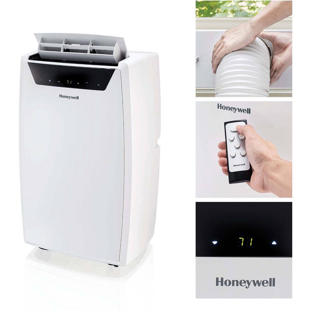 Honeywell 11000 BTU (8000 BTU DOE) Portable Air Conditioner with Dehumidifier in White MN1CFSWW8