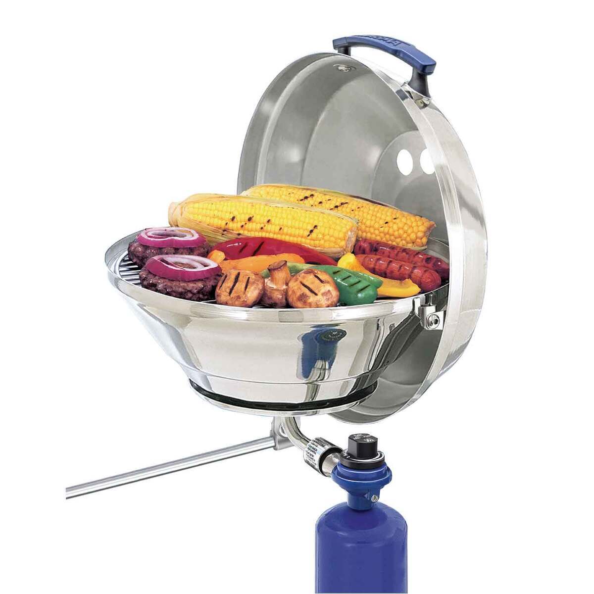 Magma Original Size Marine Kettle Gas Grill  Silver