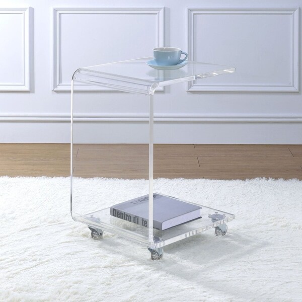 Peek Acrylic Chair Side Table