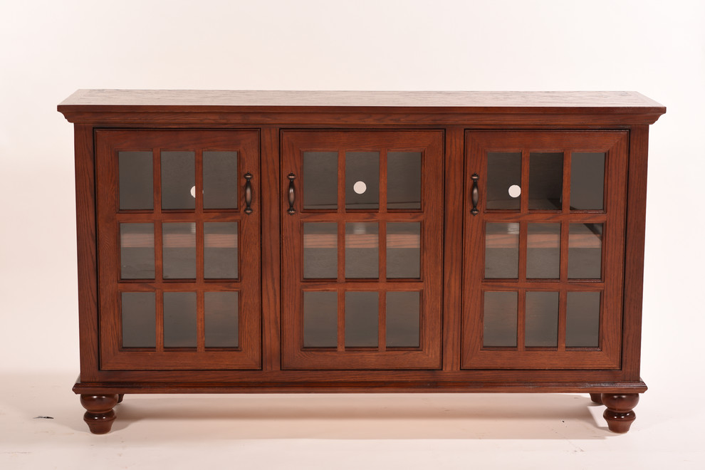 65 quotKeystone  Entertainment Console   French Country   Entertainment Centers And Tv Stands   by Eagle Furniture  Houzz