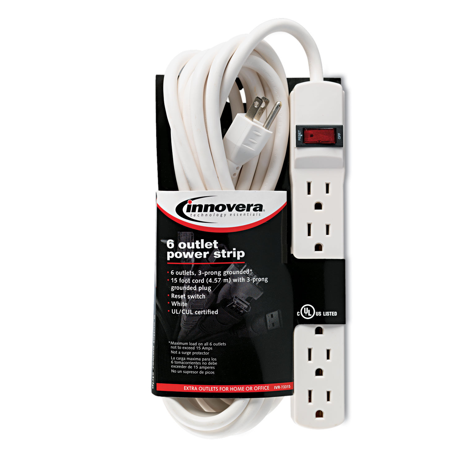 Power Strip by Innoveraandreg; IVR73315