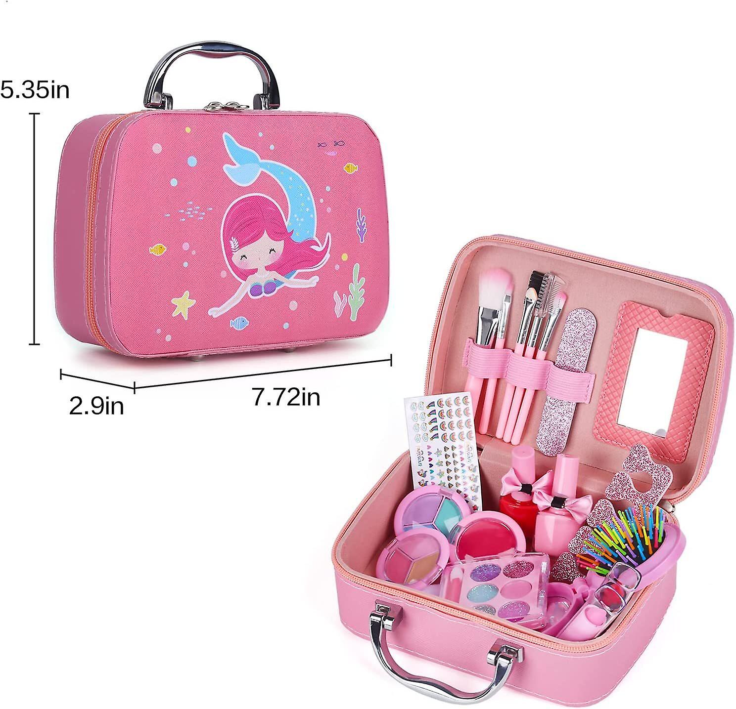 Make-up Toy Box Girls Birthday Gifts Set Open Suitcase