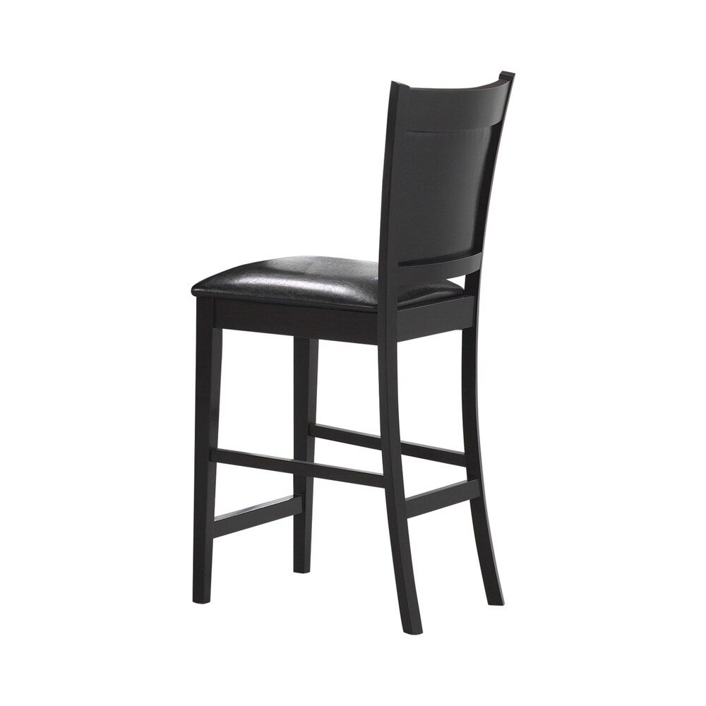 Coaster Furniture Jaden Black and Espresso Counter Stools (Set of 2)