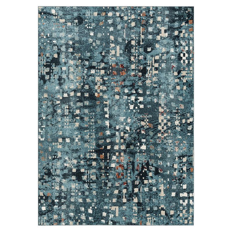 Everwash Treasure Eloise Modern Geometric Machine Washable Rug