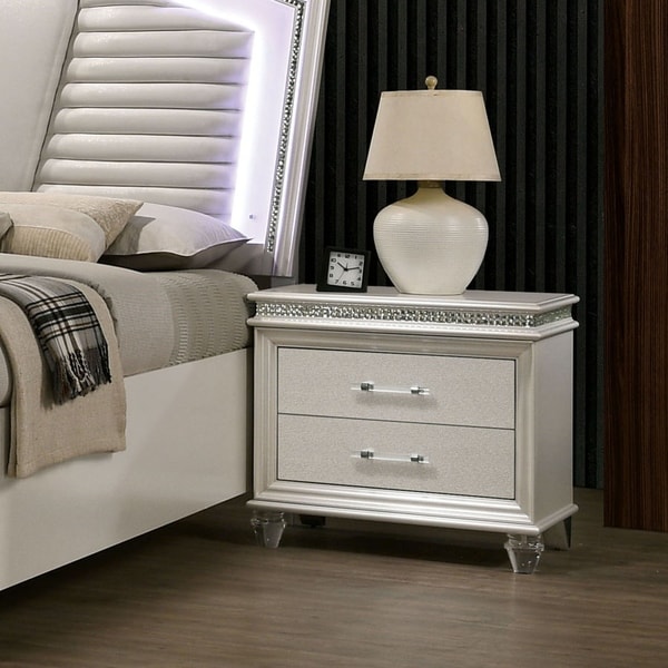 Furniture of America Xian 3-piece Bed with Nightstand and Dresser Set - - 30374745