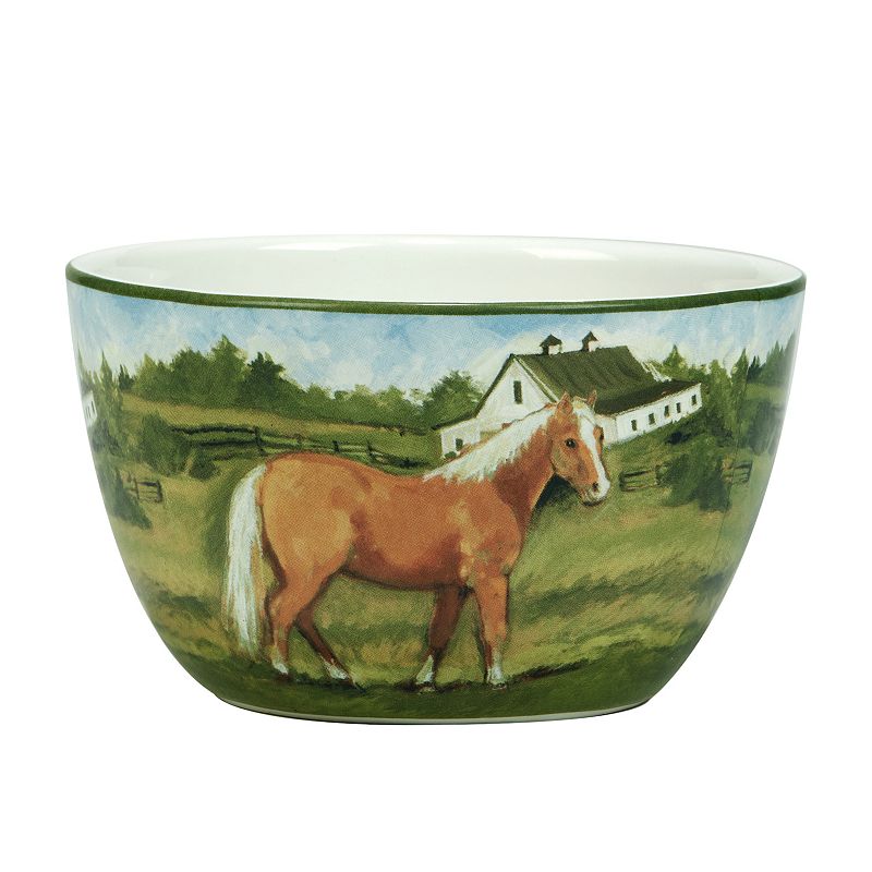 Certified International York Stables 4-pc. Ice Cream Bowl Set