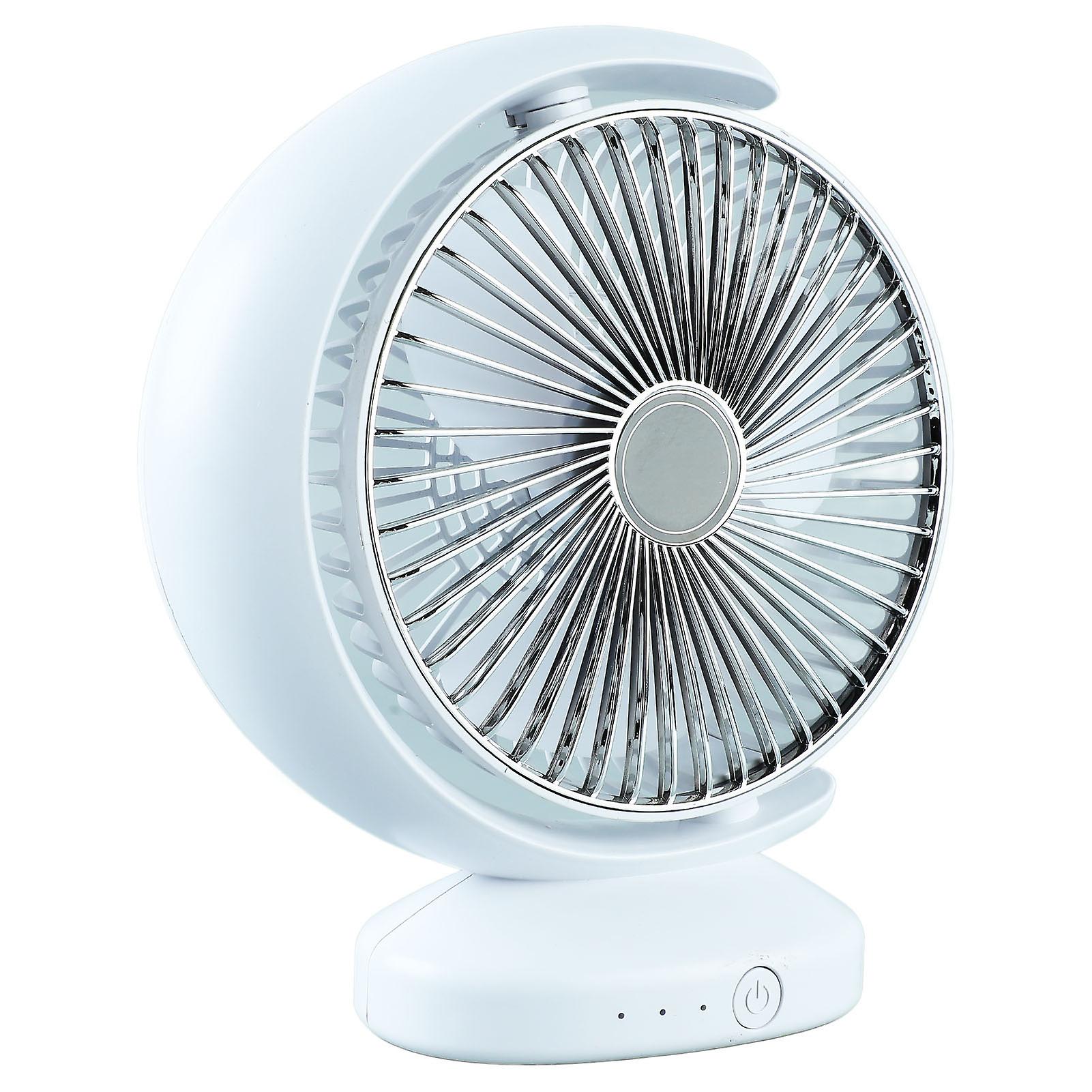 USB Desk Fan，3 Speed Wind Small Quiet USB Desk Fan USB Small Desk Fan Future-Proof Design