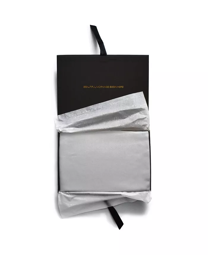 Donna Karan Home Platinum Silky Pillowcase， Standard