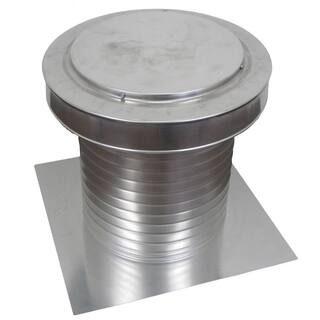 Active Ventilation 12 in. Dia Keepa Vent an Aluminum Roof Vent for Flat Roofs KV-12