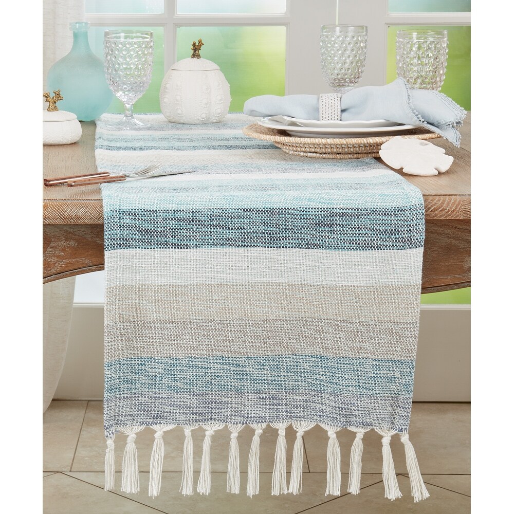 Table Runner with Striped Design   16\