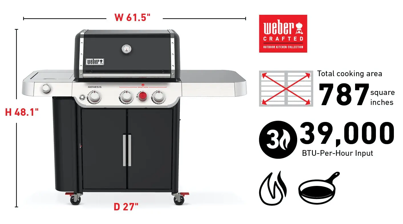 Weber Genesis SP-E-335 Special Edition Black Natural Gas Grill