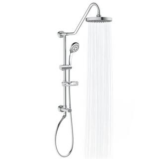 PULSE Showerspas Kauai III 3-Spray Handshower and Showerhead Combo Kit in Chrome Finish 1011-CH