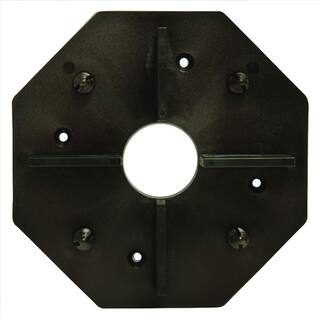 DeckWise WiseTile Shadowline Black Hardwood Deck Tile Connector TILE-CONN-BL-1