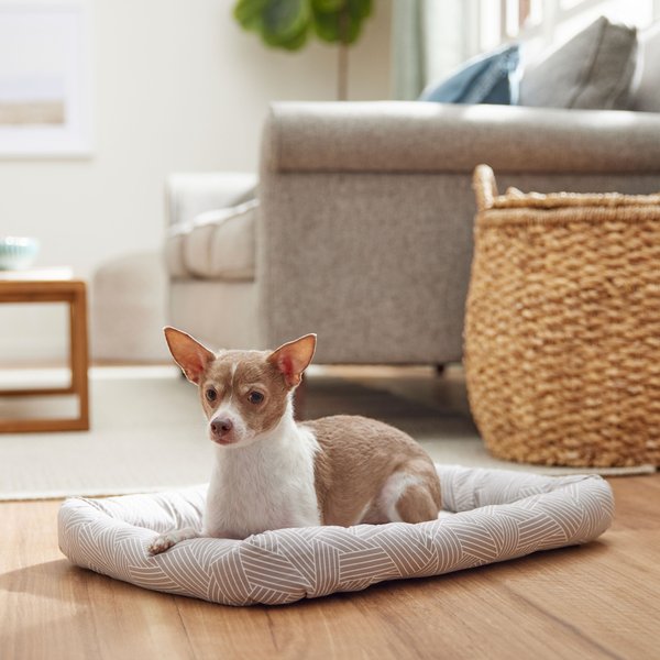 Frisco Gray Basket Weave Dog Crate Mat