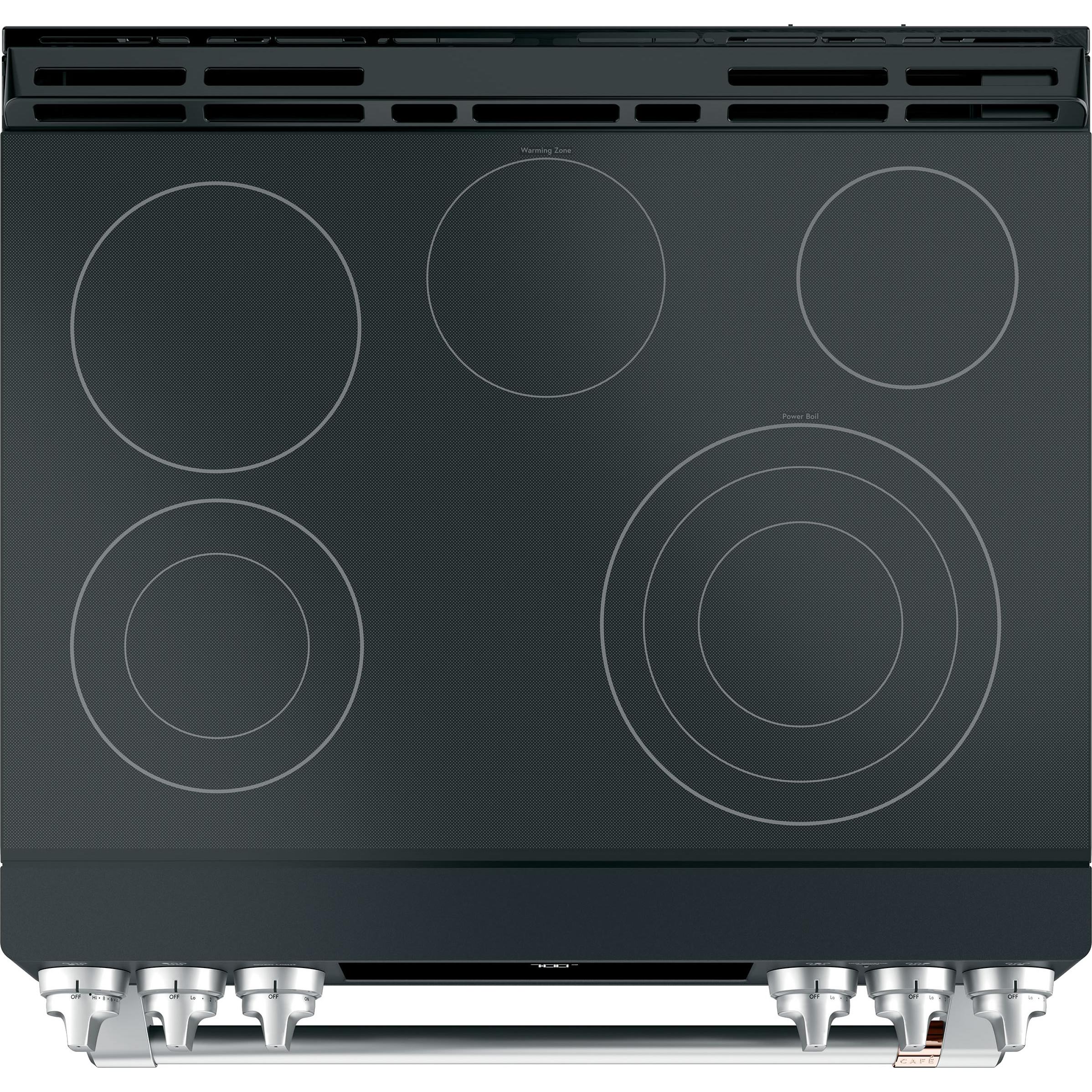 Café 30-inch Slide-in Electric Range with Warming Drawer CES700P3MD1