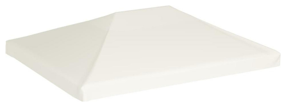 vidaXL Gazebo Top Cover 0.68lb/m² 157.5x118.1 Cream White  44783   Contemporary   Gazebos   by BisonOffice  Houzz