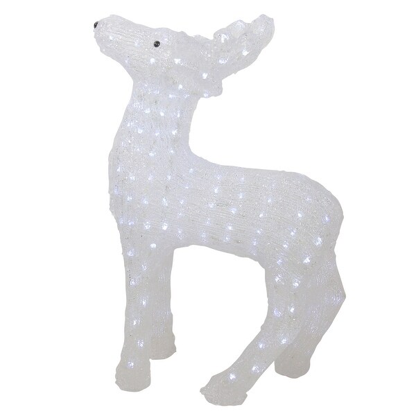 LED Lighted Commercial Grade Acrylic Reindeer Christmas Display Decor