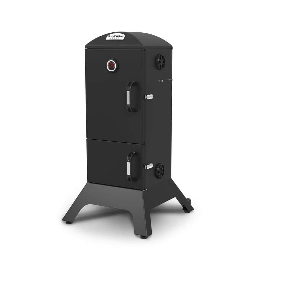 Broil King Smoke Vertical Charcoal Smoker in Black