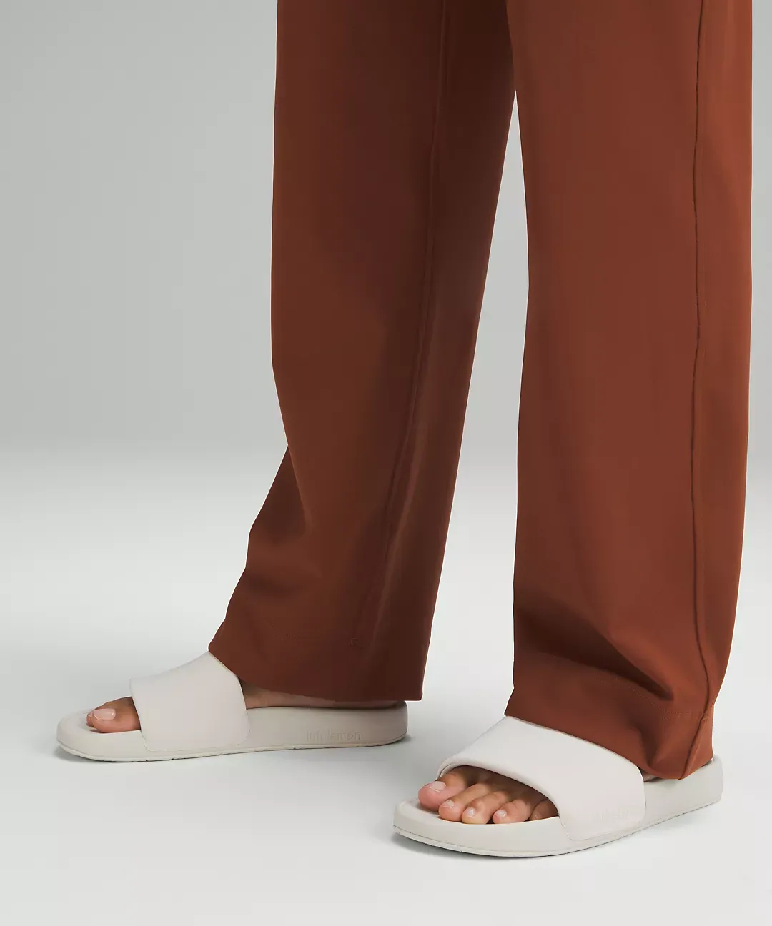 Full Length Straight-Leg Mid-Rise Pant