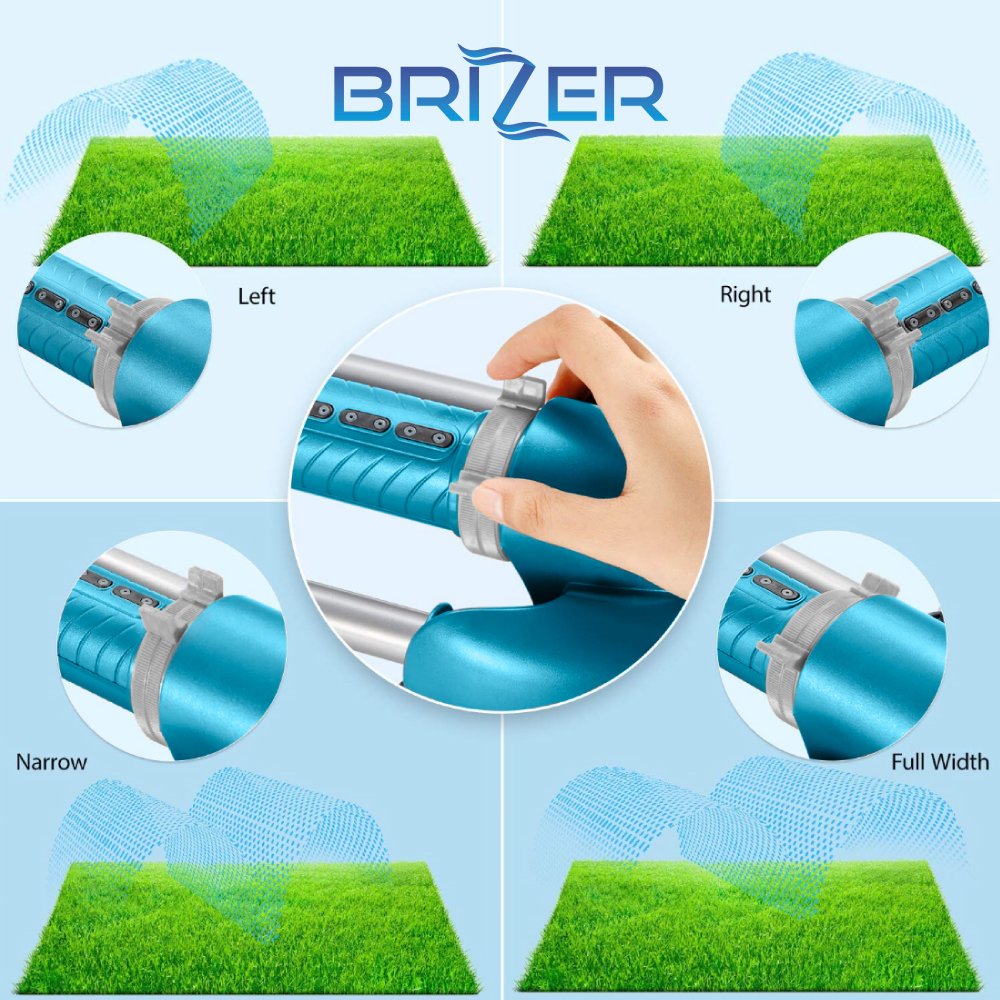 Brizer Oscillating Sprinkler Ranges up to 3，000 Sq. Ft. with Hose Adapter R2155 lawn sprinklers garden hose sprinklers