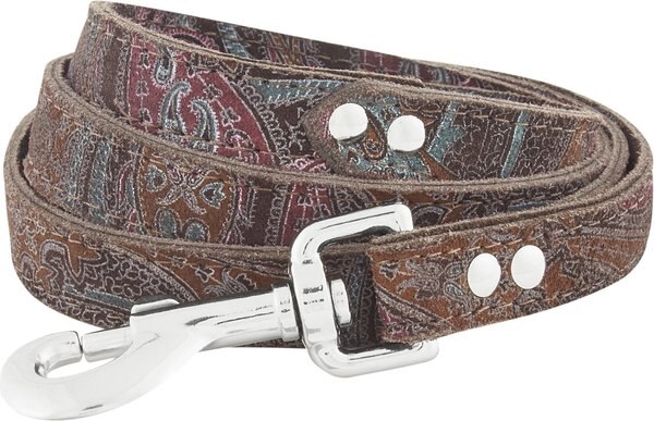 OmniPet Paisley Leather Dog Leash