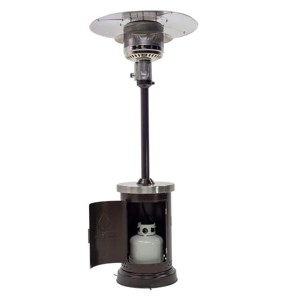 HotShot 60,000 BTU High Efficiency Round Bronze Patio Heater 52356