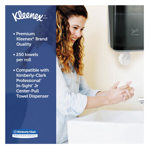 Kimberly-Clark Kleenex Premiere Center-Pull Towels | Perforated， 15 x 8， 8 2