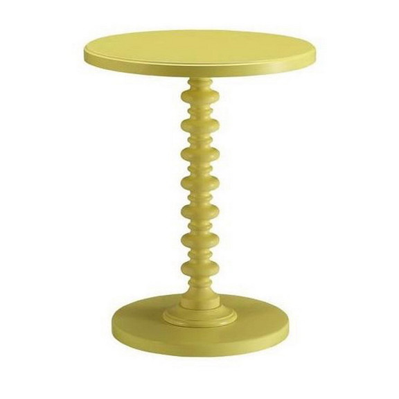 Benzara BM157297 Astonishing Side Table With Round...