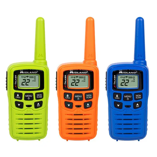 Midland 3-Pack Multi Color X-TALKER Two Way Radio