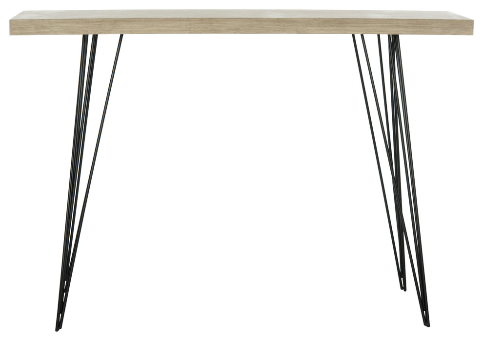 Etro Retro Mid Century Wood Console Table   Midcentury   Console Tables   by HedgeApple  Houzz