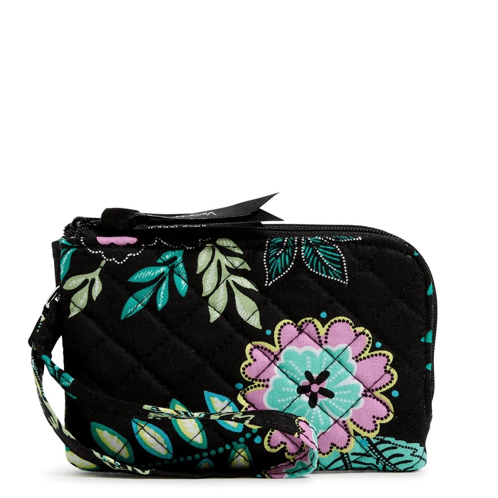 Vera Bradley  RFID Double Zip ID in Island Garden