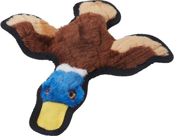 Frisco Duck Flat Plush Squeaky Dog Toy