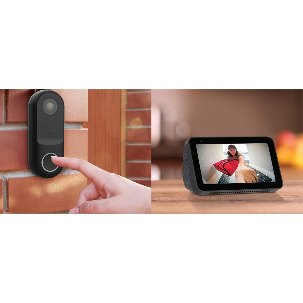 Feit Electric 1080p HD 130 Deg WiFi Smart Video Doorbell Camera ;