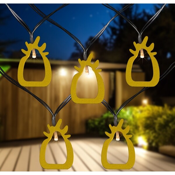 10Count LED Pineapple Fairy Lights