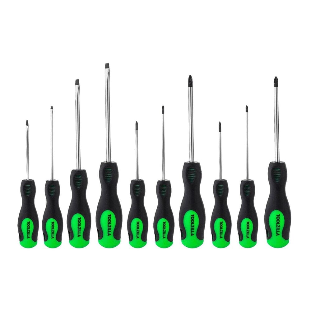 TOOLZILLA 10 Piece Magnetic Screwdriver Set