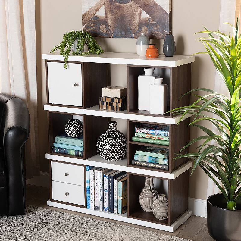 Baxton Studio Rune Bookcase