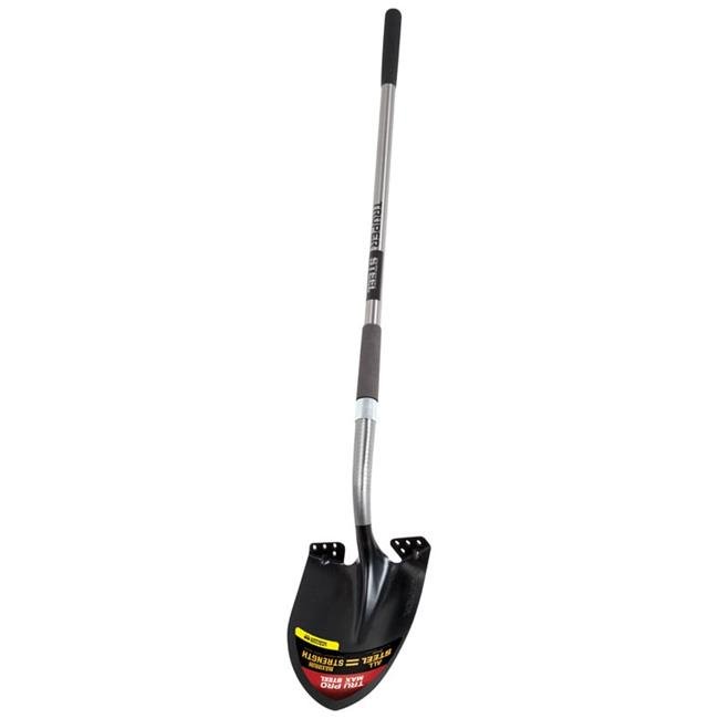 Truper 7598568 11 x 8.75 x 48 in. Round Point Shovel Steel Long Handle& Assorted