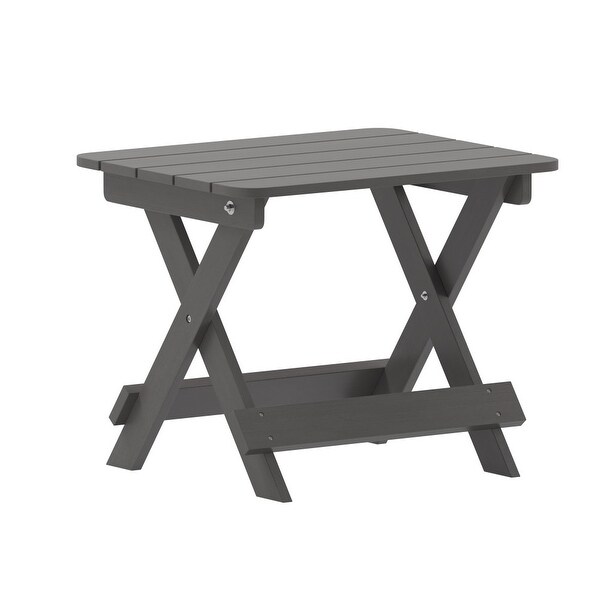 Commercial Grade AllWeather Portable Folding Adirondack Side Table