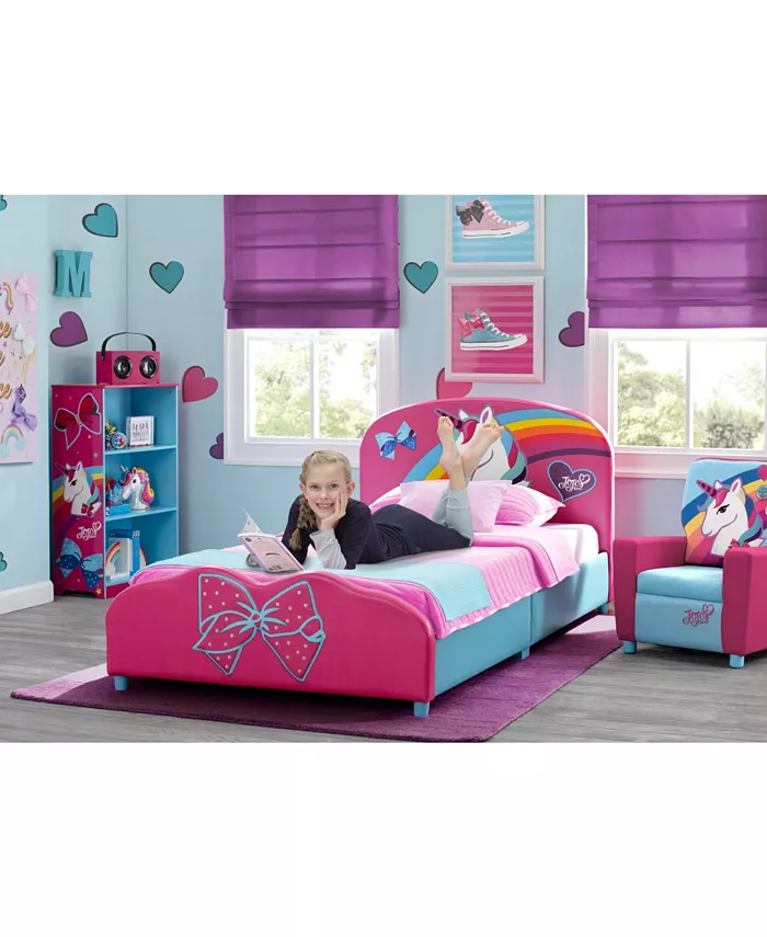 Delta Children Jojo Siwa Upholstered Twin Bed by Delta Children