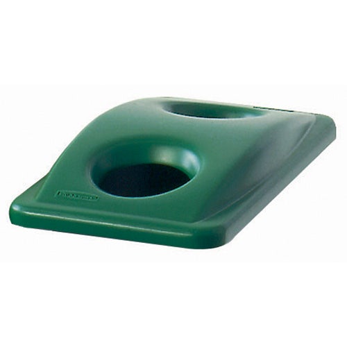 Rubbermaid FG269288GRN Slim Jim Bottle/Can Recycling Lid， Green