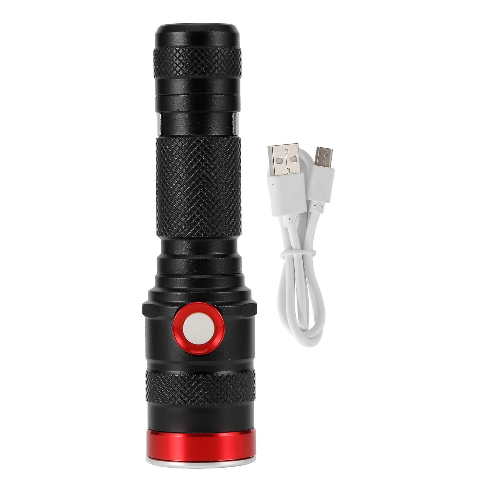 Usb Charging 1200lm Flashlight Led Torch For Outdoor Adventure Travel Hiking Emergency