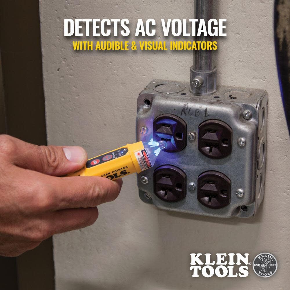 Klein Tools Non-Contact Voltage Tester with Laser NCVT5A from Klein Tools