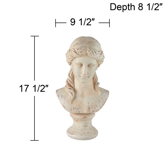 High Antique White Bust Sculpture