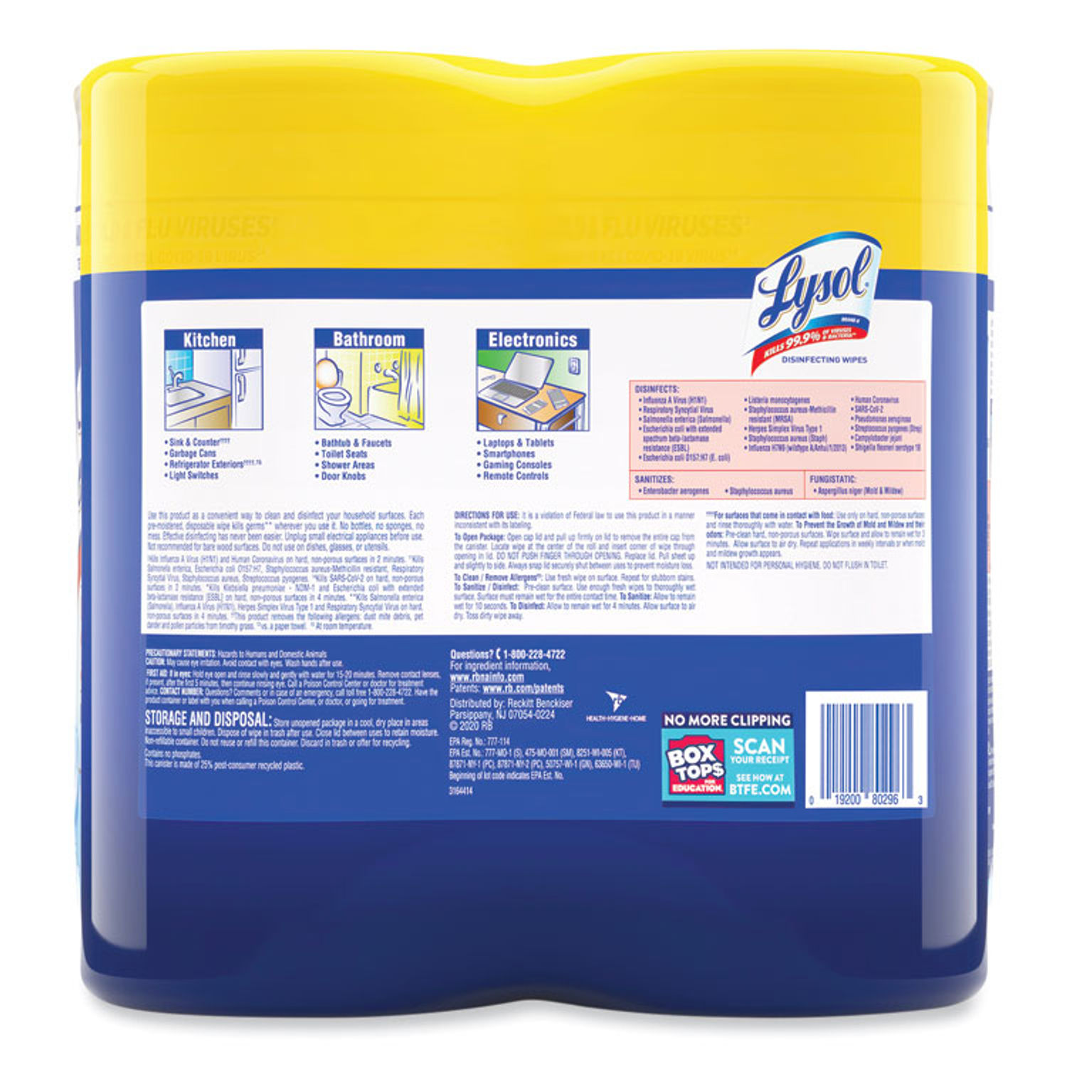 Disinfecting Wipes by LYSOLandreg; Brand RAC80296