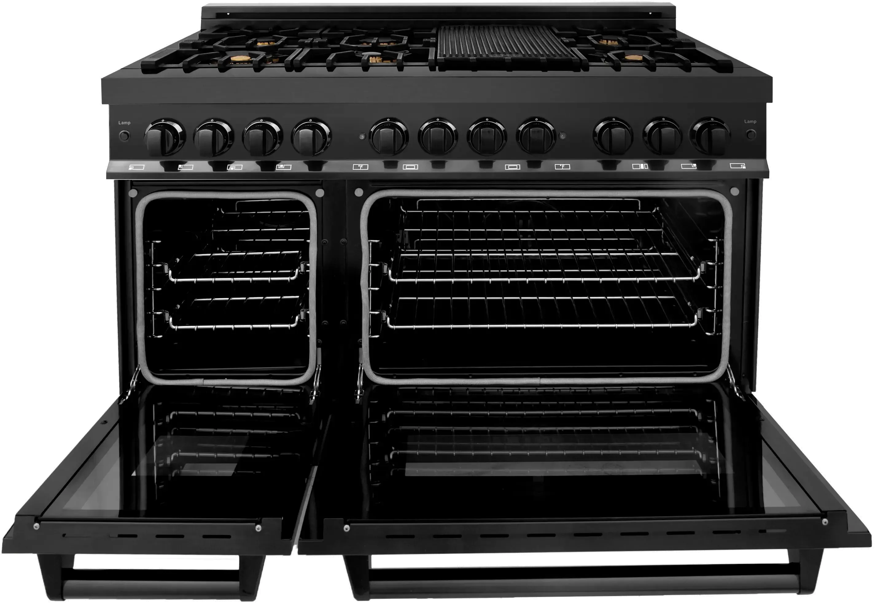 ZLINE Dual Fuel Double Oven Range RAB-BR-48